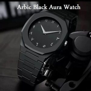 Men's Black Quartz Analogue Watch - 1 Pc